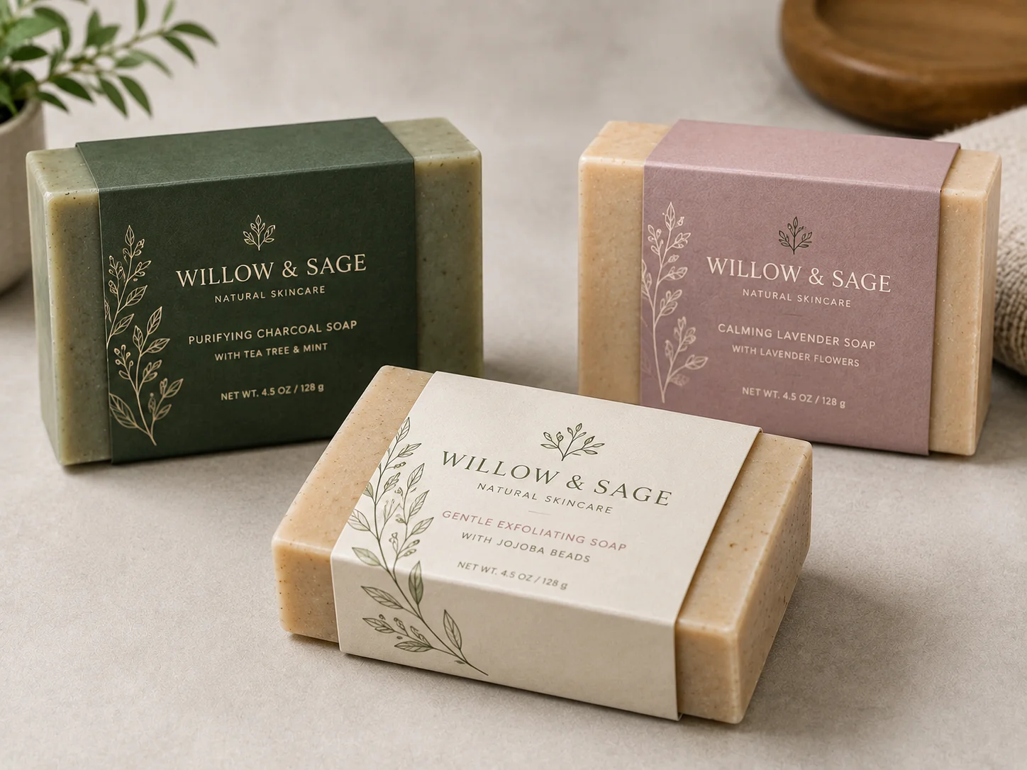 Custom wrap-around packaging sleeves