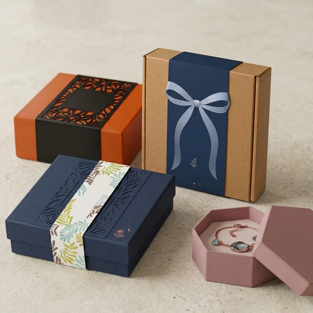Custom sleeves for retail and gift packaging